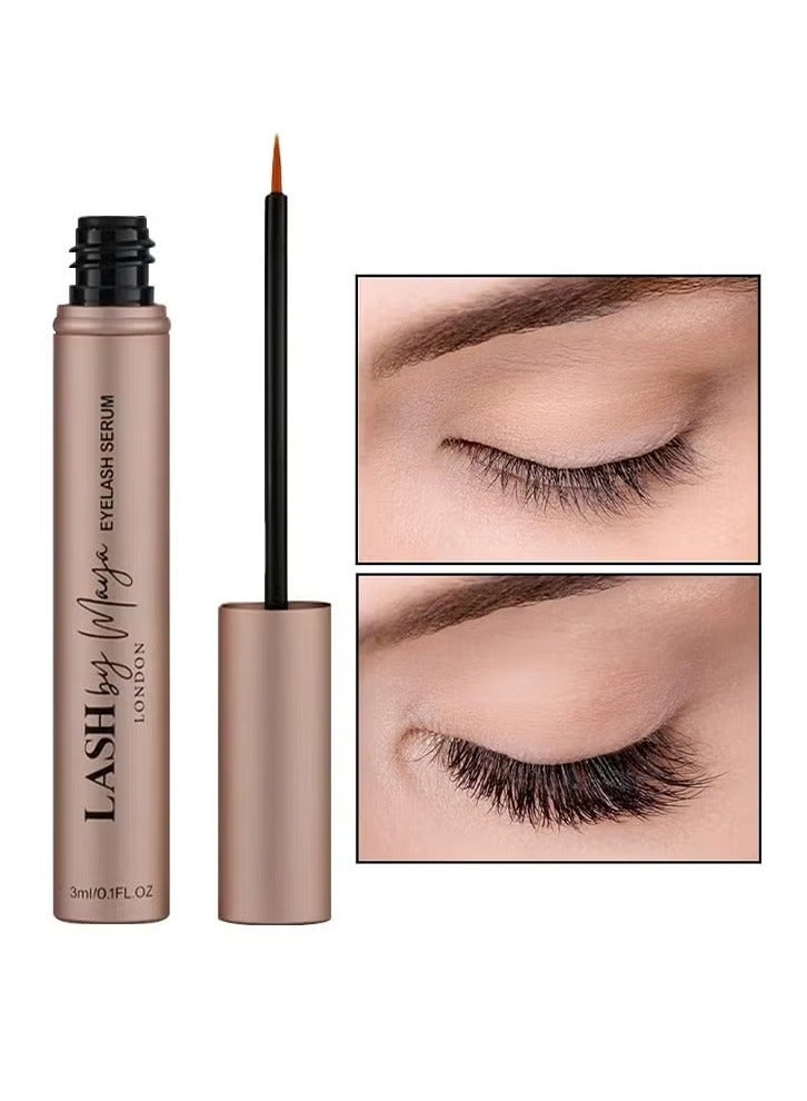 لاش من مايا الرموش من قبل مايا سيروم, الرسمية الأصيلة الرموش من قبل مايا لندن, مصل نمو الرموش, تعزيز الرموش, خالية من القسوة, 3ML - Image 1